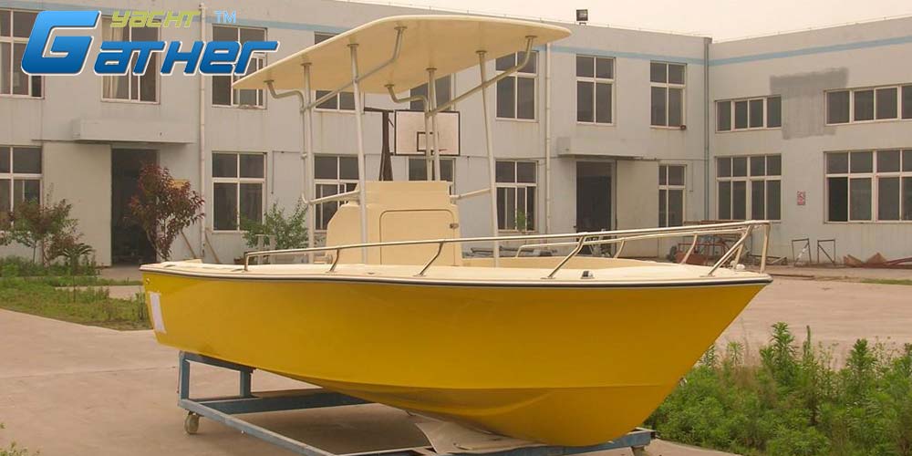 Gather-5.95M-fiberglass-boat